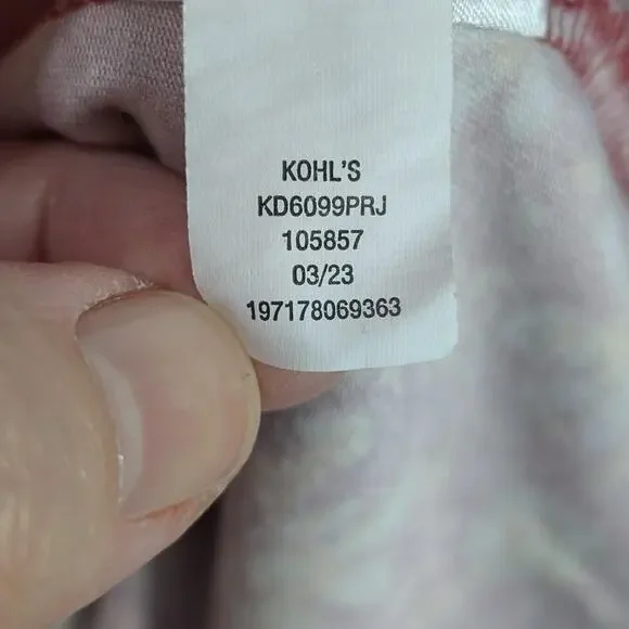 Draper James RSVP Skirt Womens Large Red Floral Pleated Midi Stretch Boho Spring - Picture 8 of 8